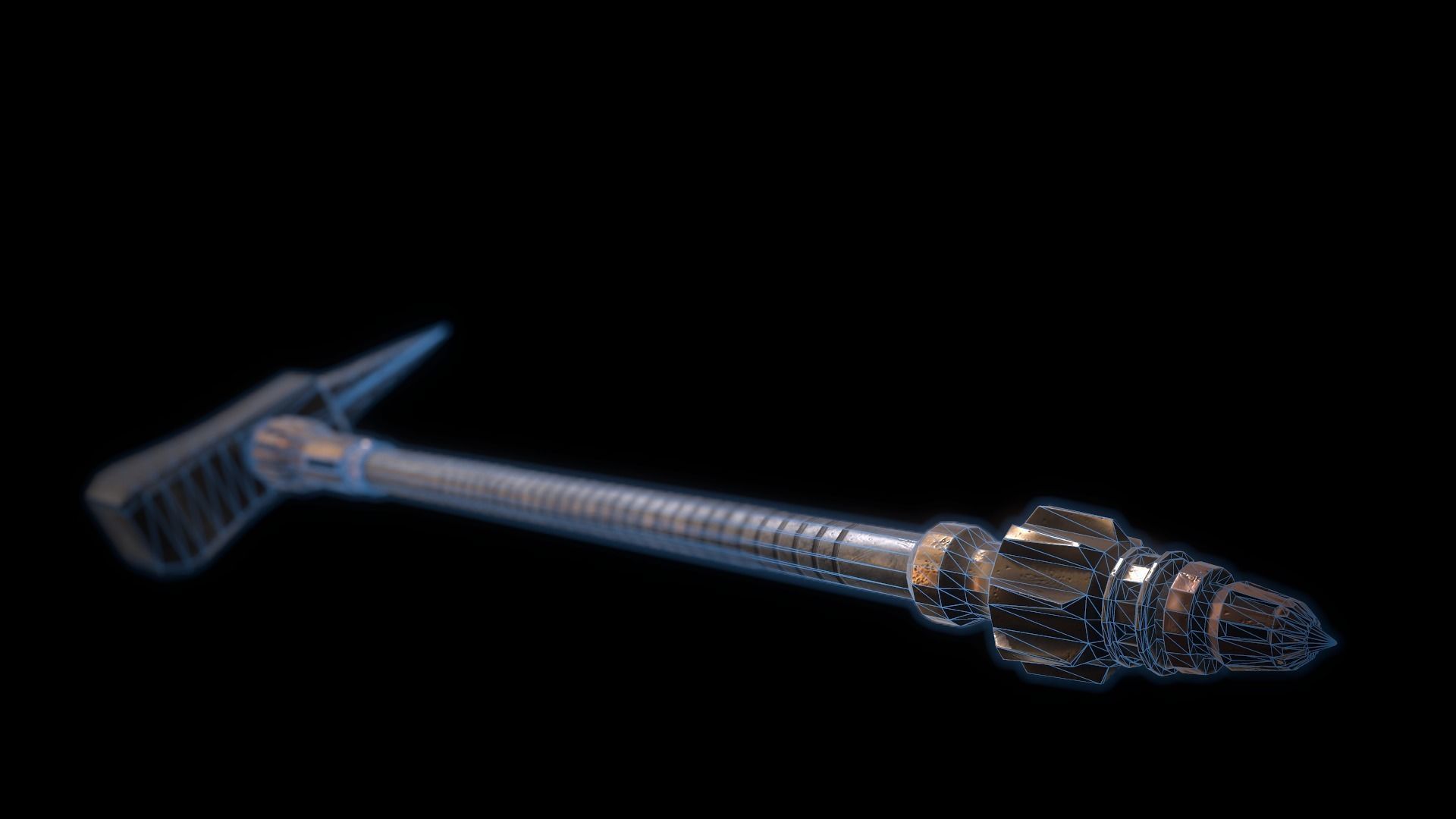 Fantasy Weapon Pack PBR Low-poly 3D model_22
