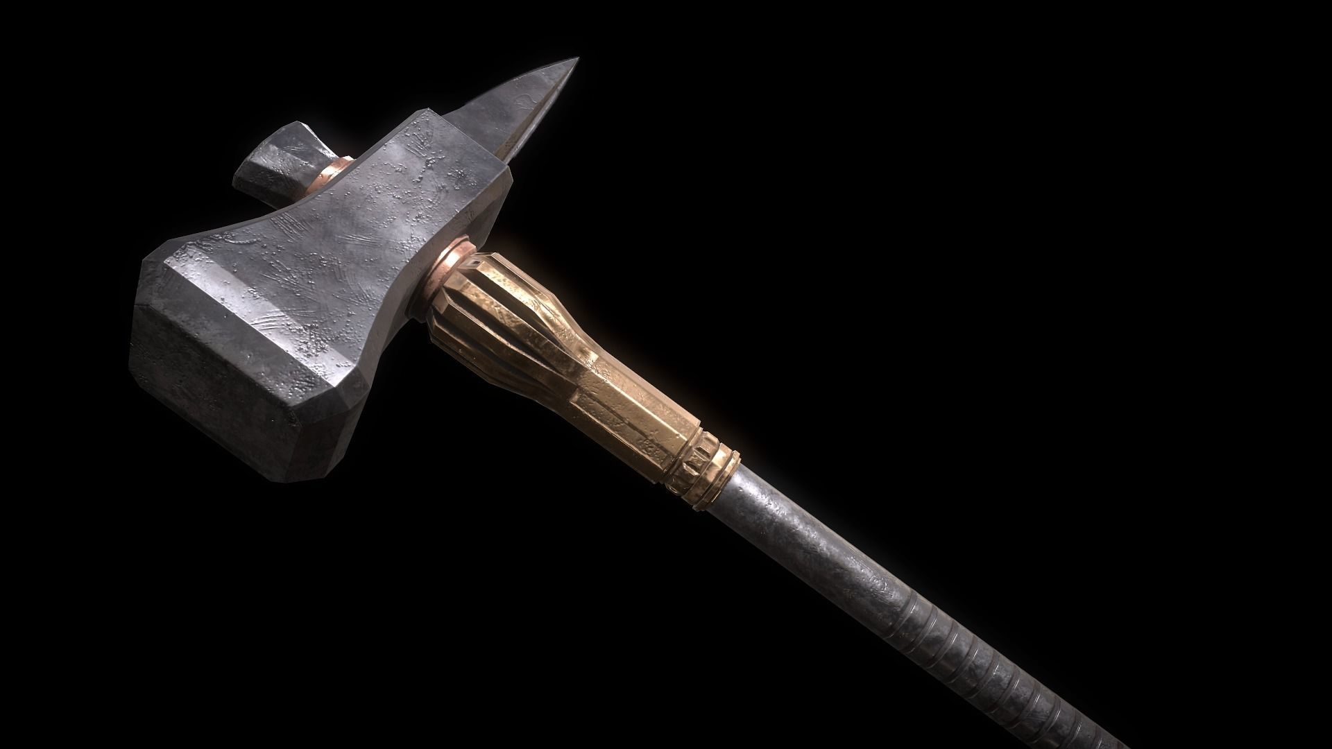 Fantasy Weapon Pack PBR Low-poly 3D model_19