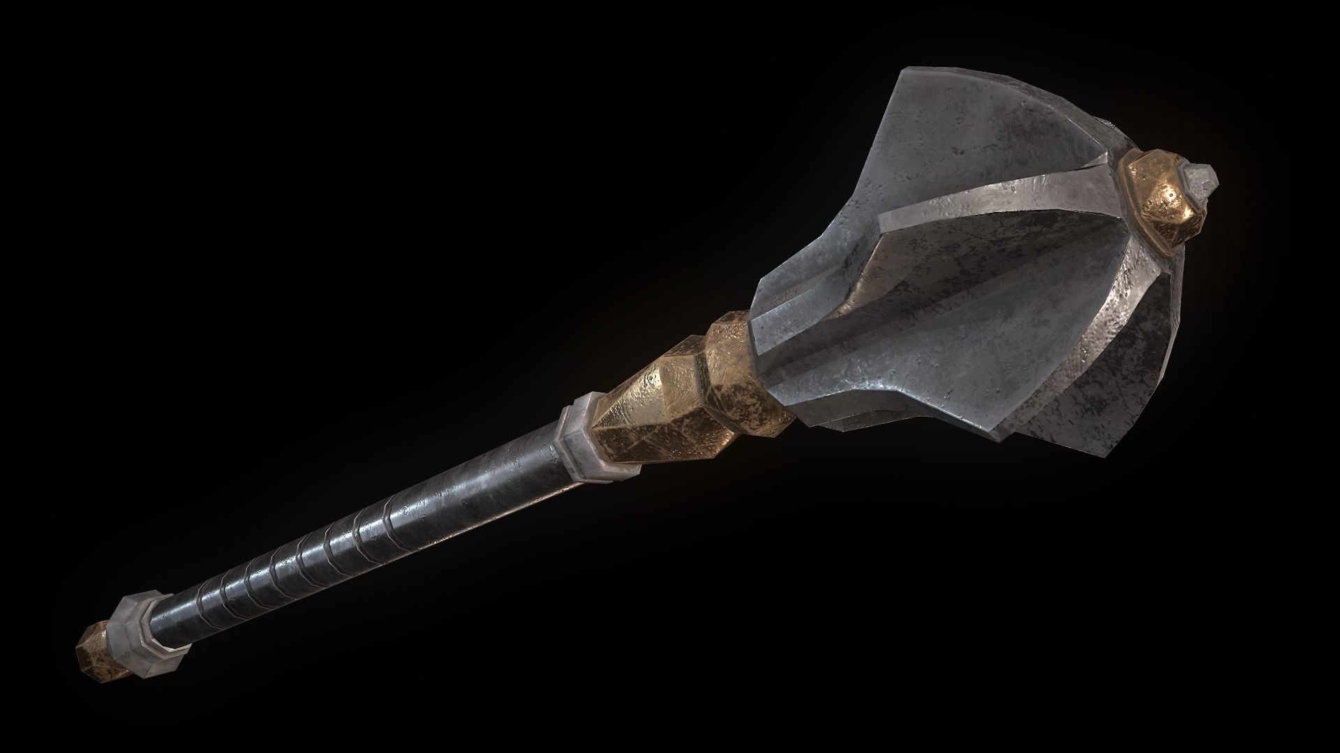 Fantasy Weapon Pack PBR Low-poly 3D model_37