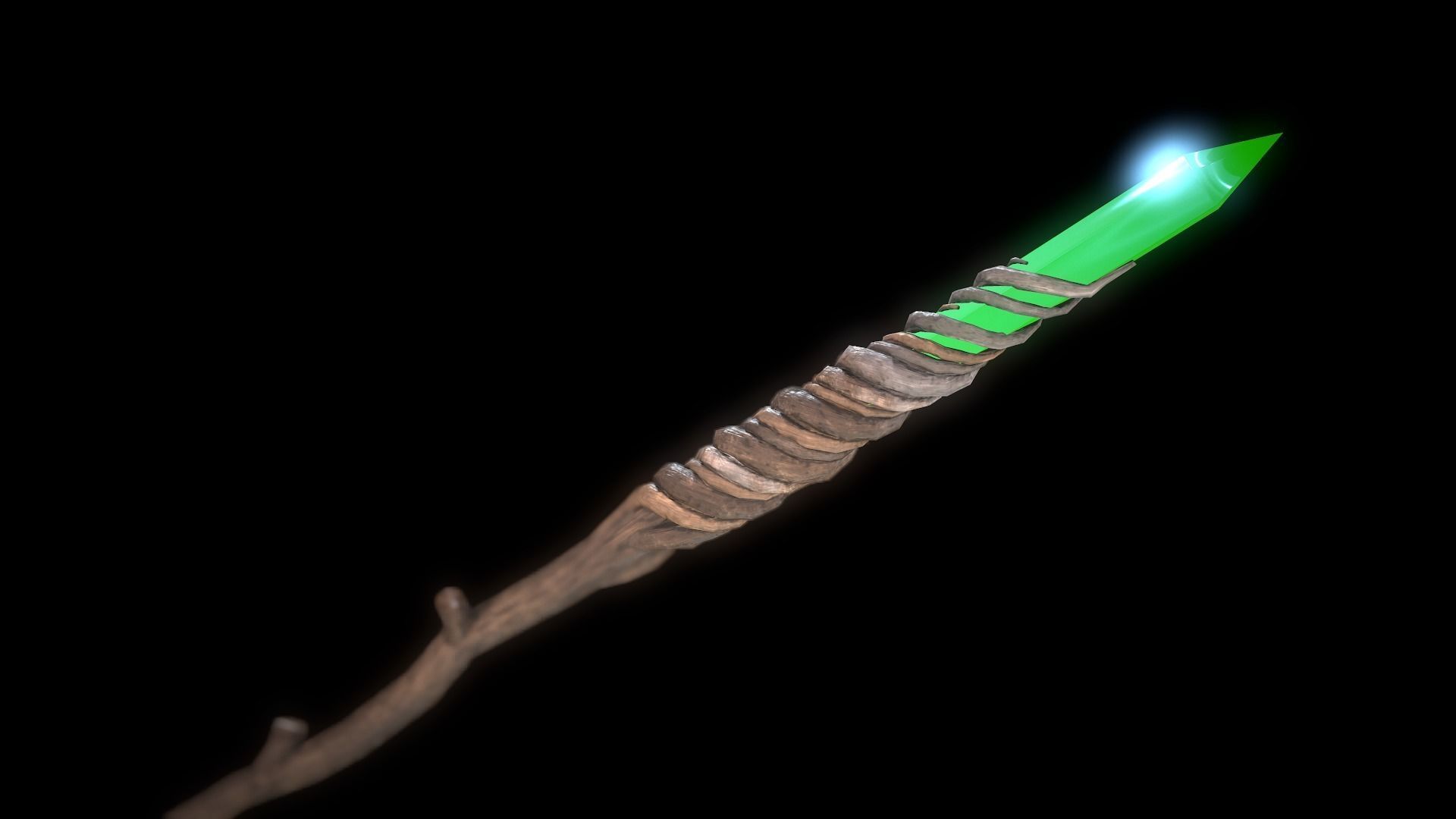 Fantasy Weapon Pack PBR Low-poly 3D model_32