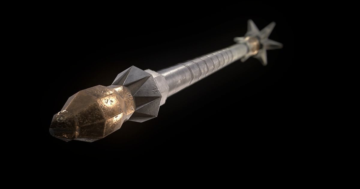 Fantasy Weapon Pack PBR Low-poly 3D model_39