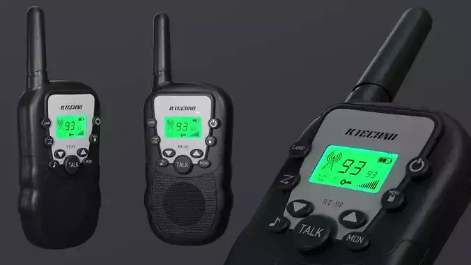 Lowpoly Walkie Talkie Low-poly 3D model