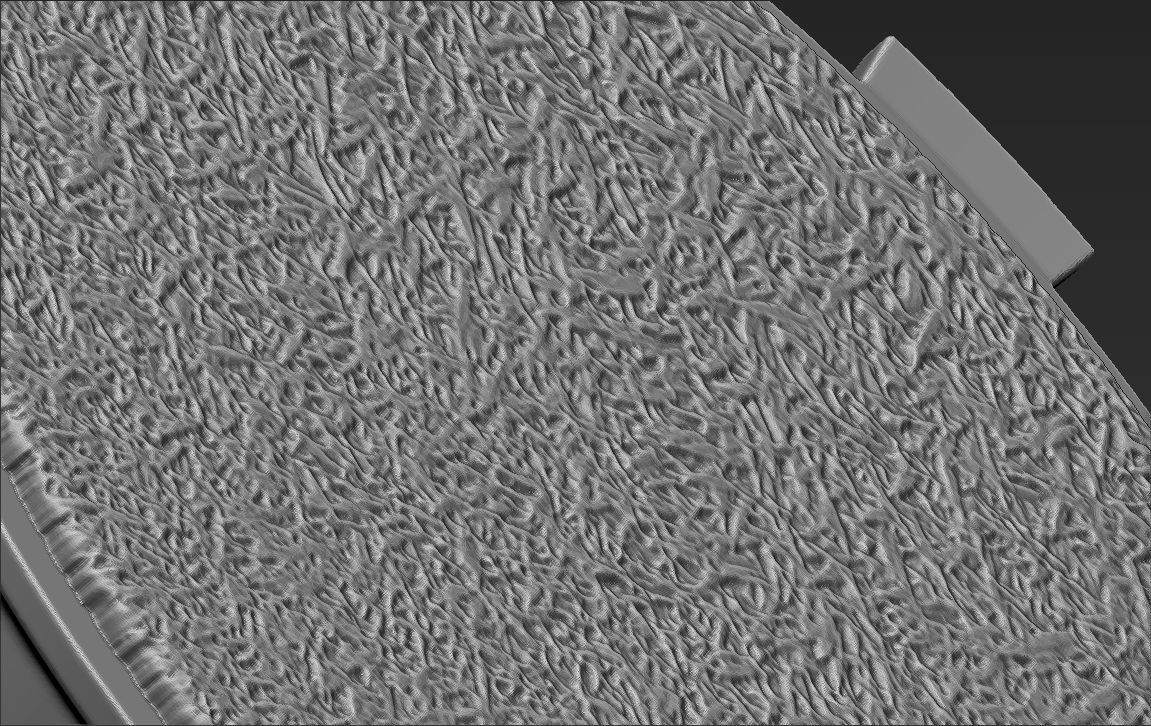 Decorative Grass Base Stand for figurines 3D print model_11