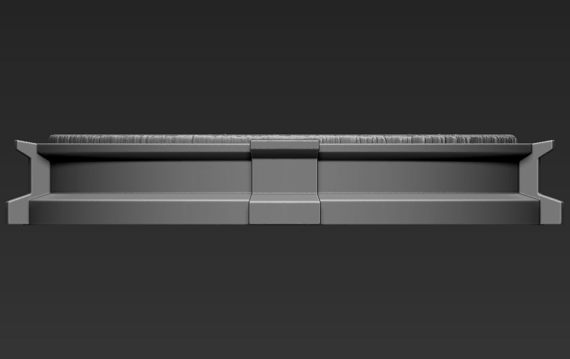 Decorative Grass Base Stand for figurines 3D print model_2