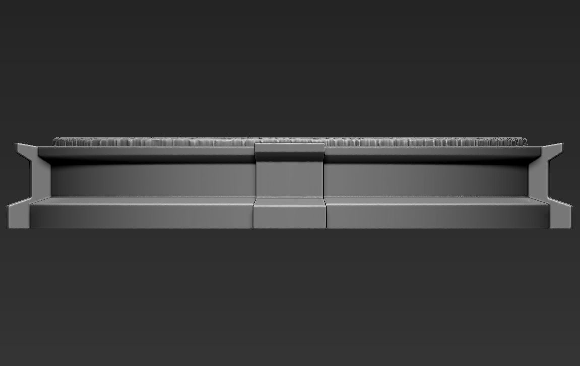 Decorative Grass Base Stand for figurines 3D print model_3