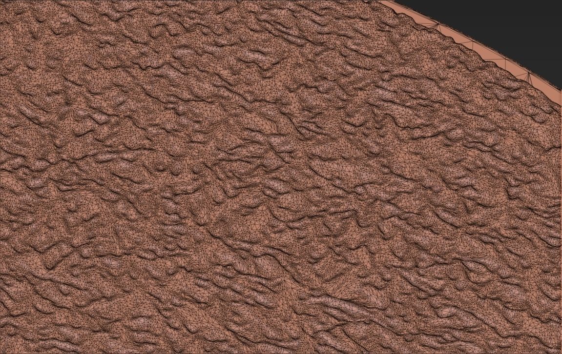 Decorative Grass Base Stand for figurines 3D print model_14