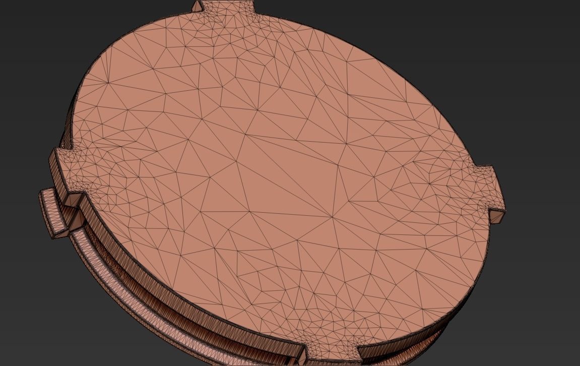 Decorative Grass Base Stand for figurines 3D print model_13