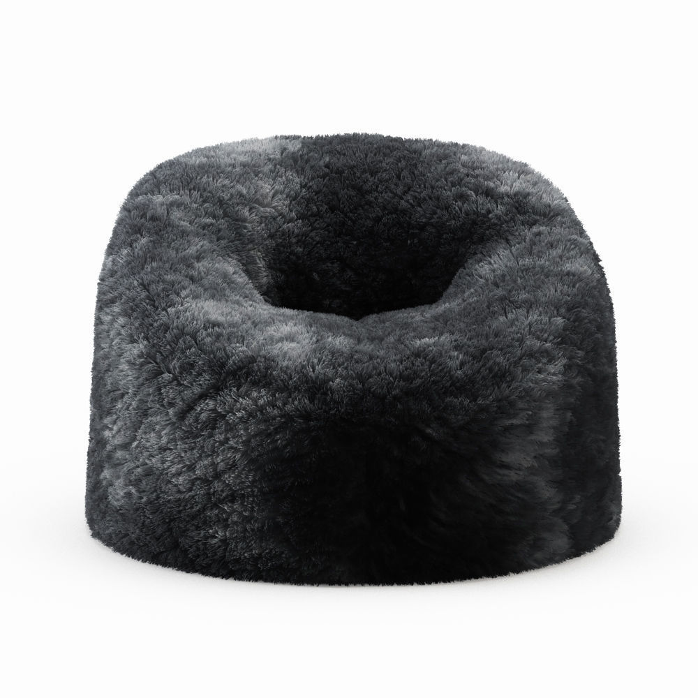 Sheepskin Beanbag Gray