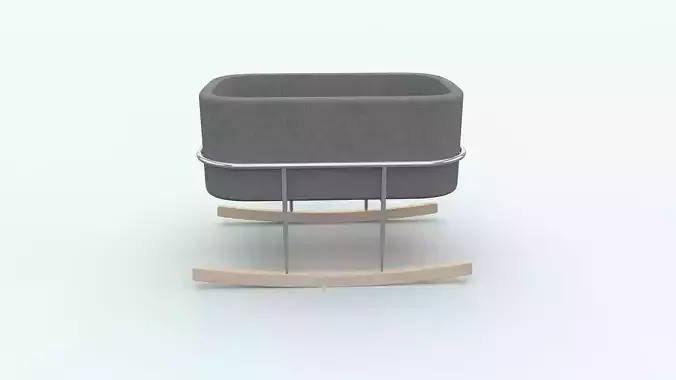 Bassinet Rockwell Baby Bed 3D model