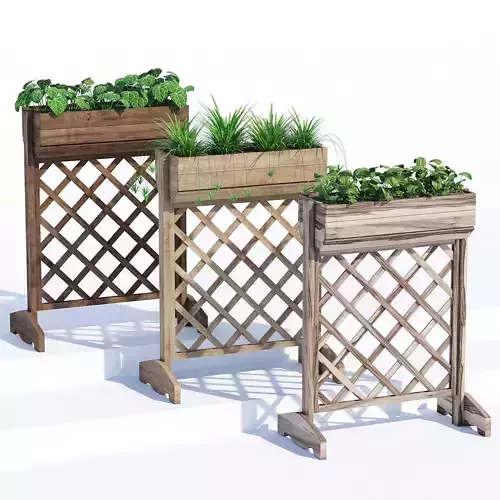 Raised planter box