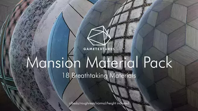 Mansion Themed Material Pack by GameTextures Texture