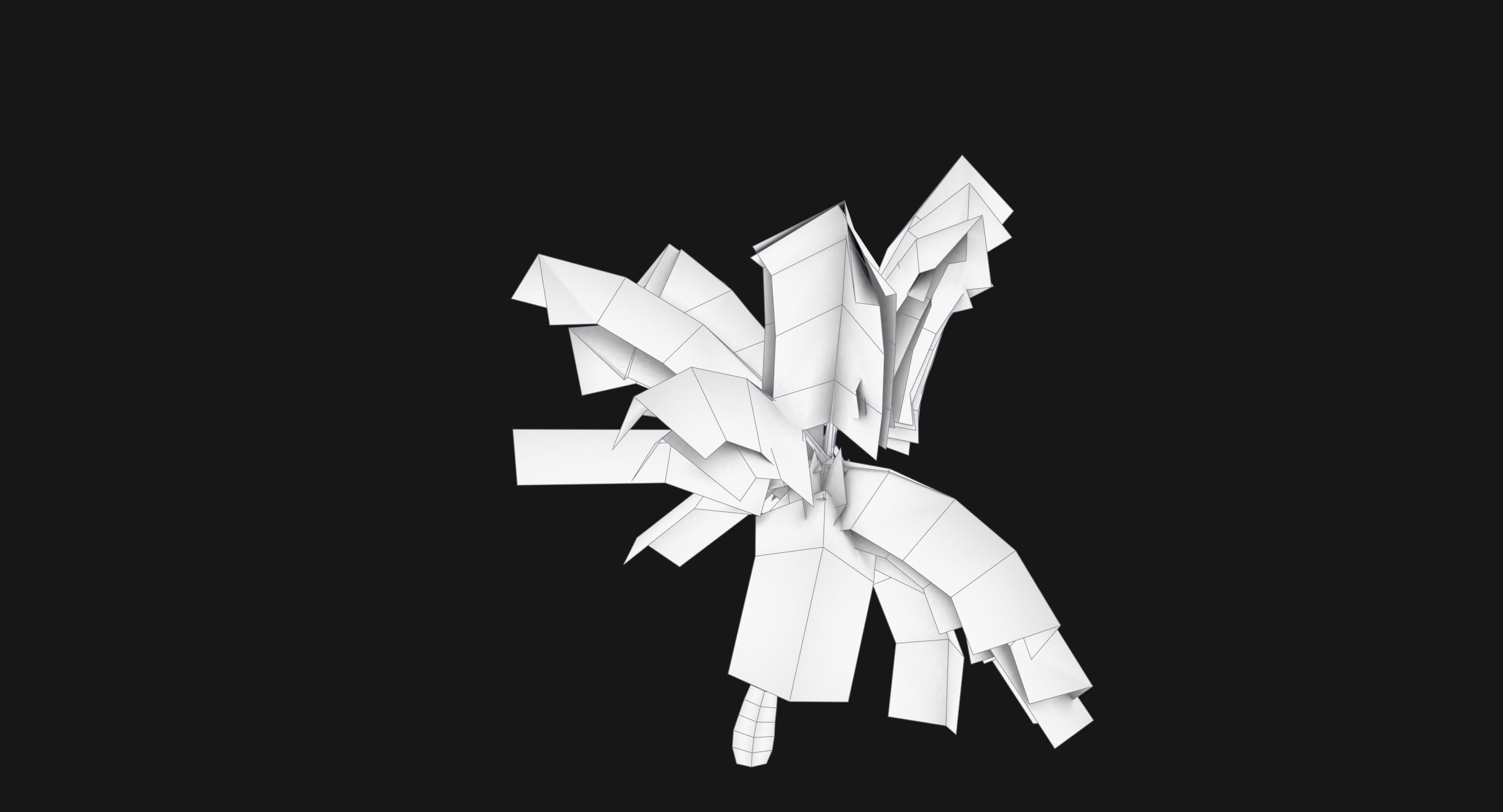 Coconut Palm Tree 14857 Low-poly 3D model_7