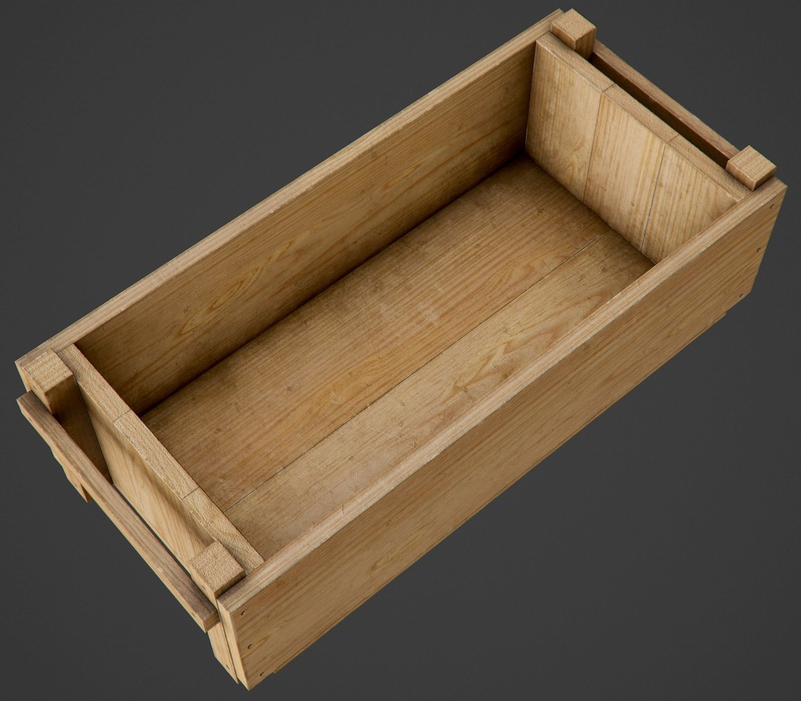 Wooden Ammo Box - PBR Game-Ready Low-poly 3D model_9