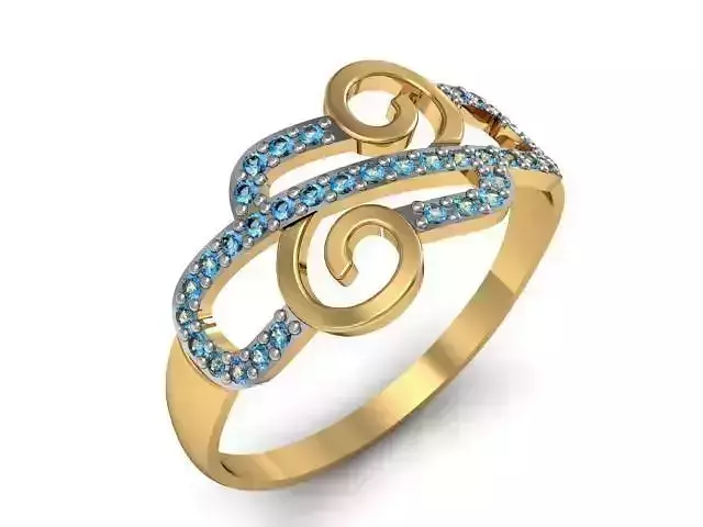 Ring wave 3D print model