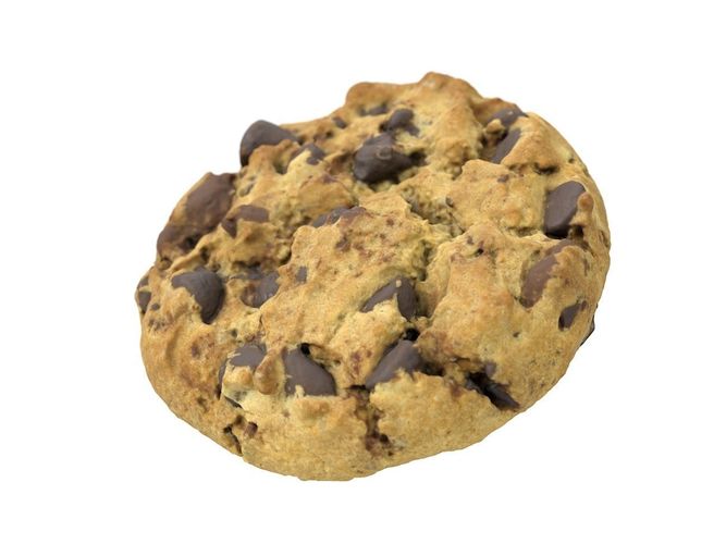 Photorealistic Cookie 3D Scan 3D model 2