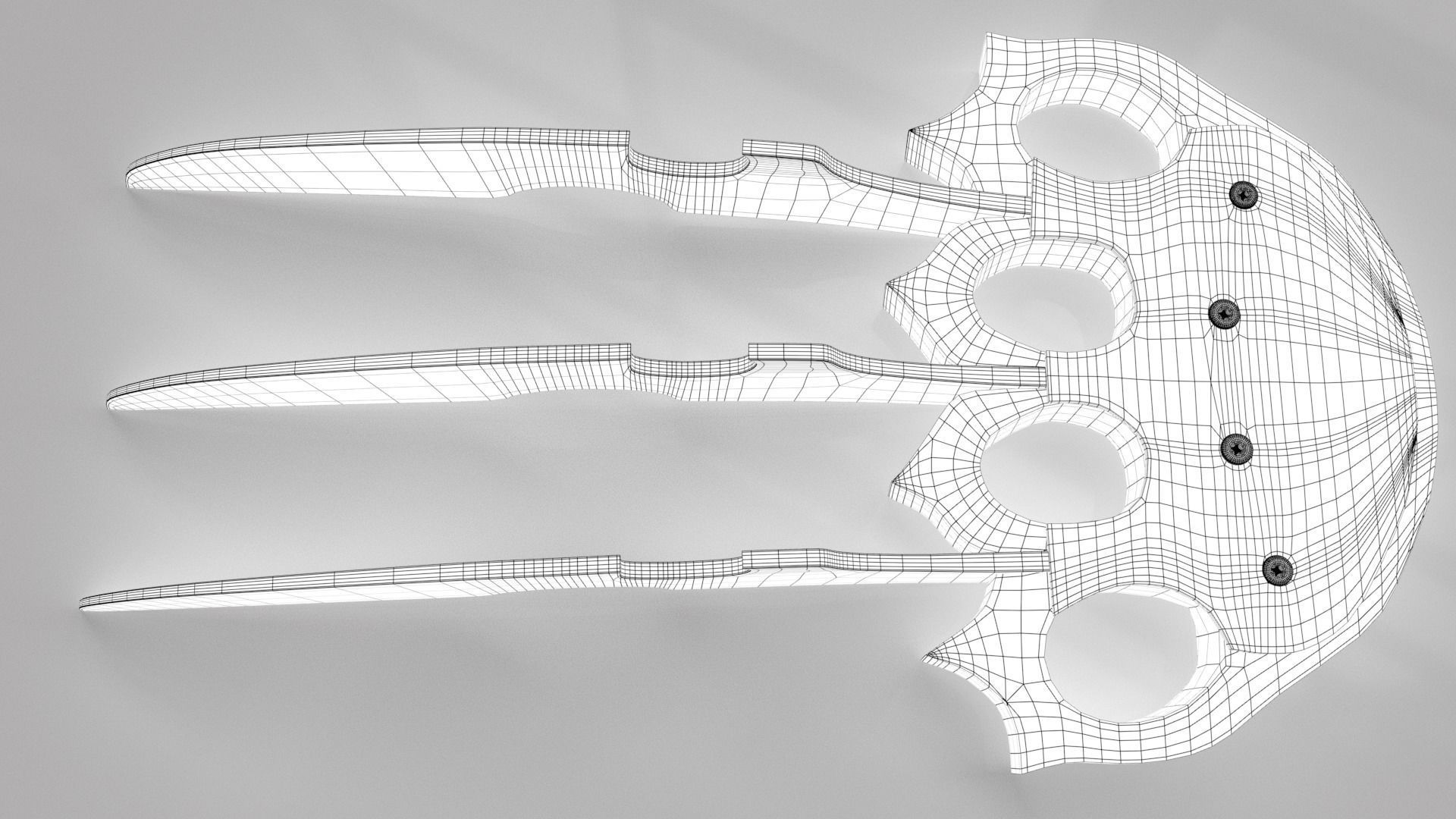 Pantera Claw Low-poly 3D model_18