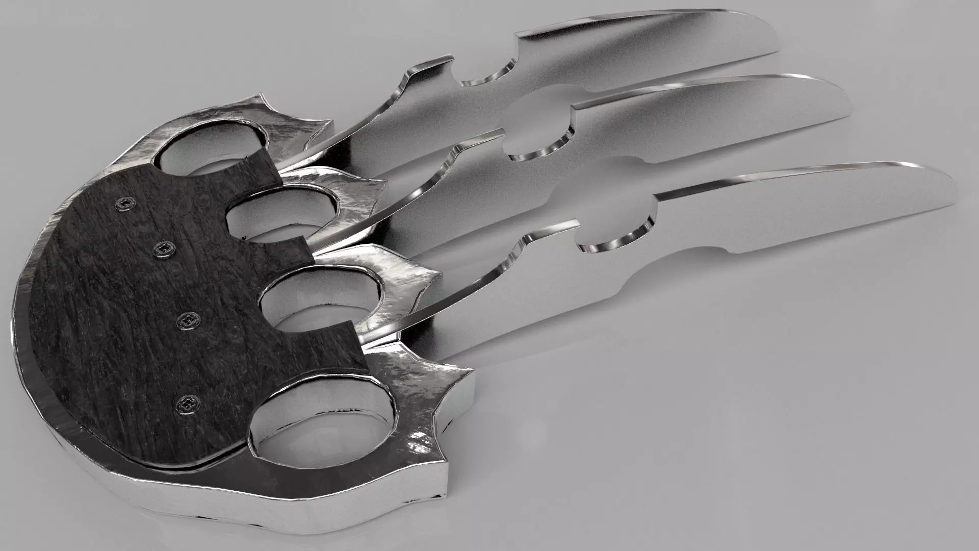 Pantera Claw Low-poly 3D model_0