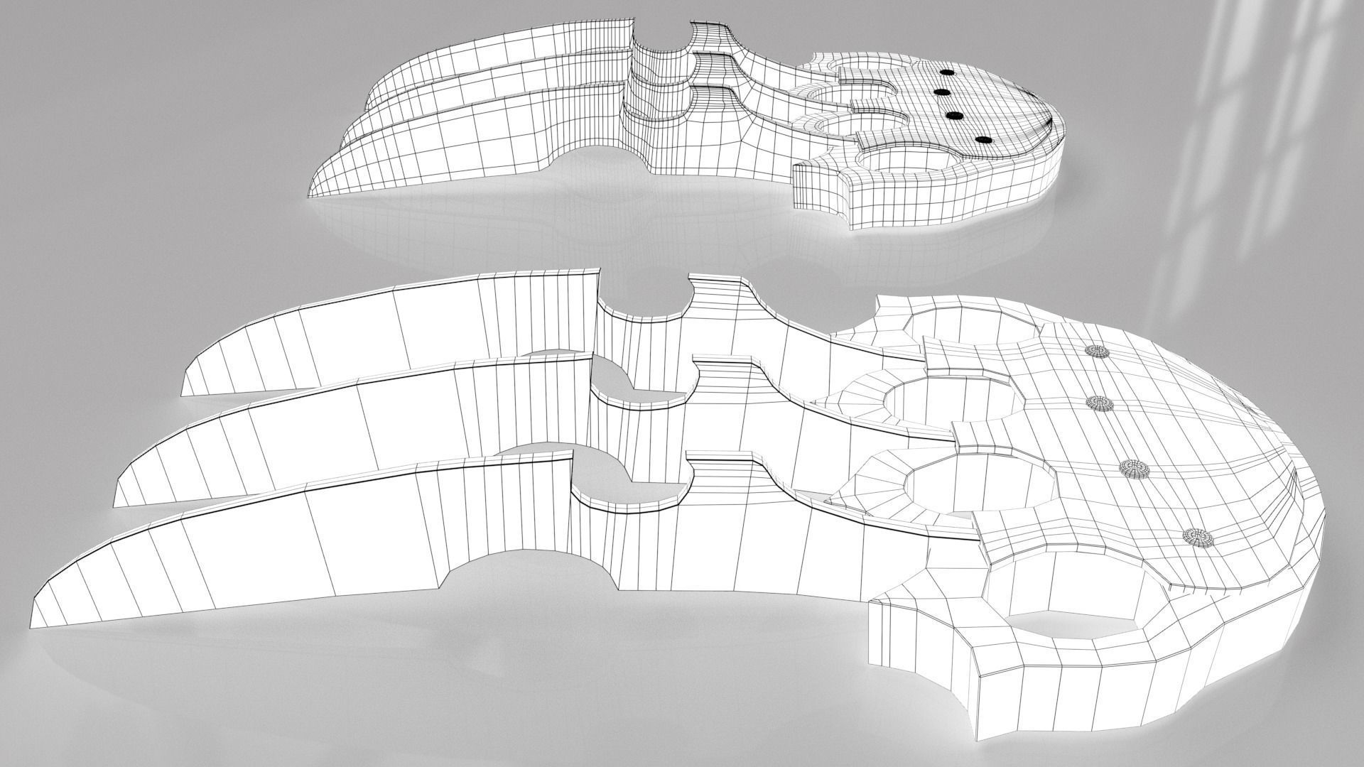 Pantera Claw Low-poly 3D model_3