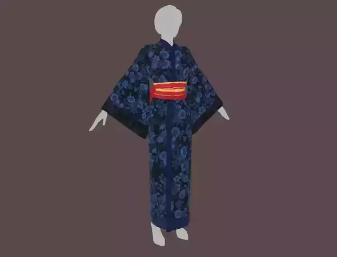 Kimono model japanese