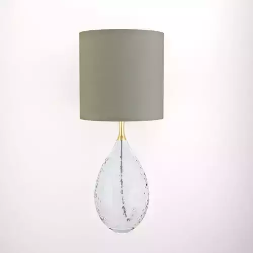 Elegant Faceted Glas Table Lamp