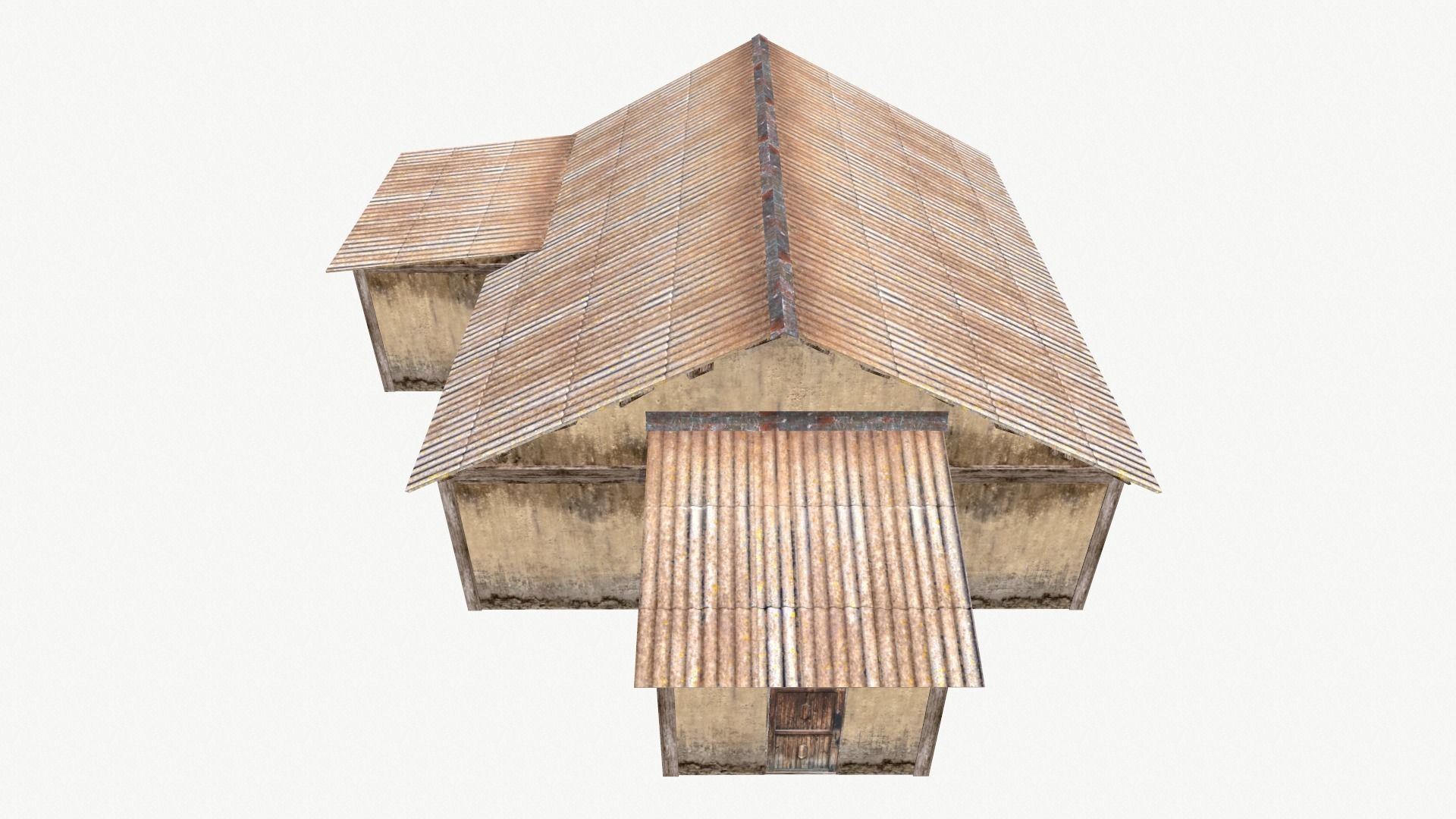 Old House 01 Low-poly 3D model_19