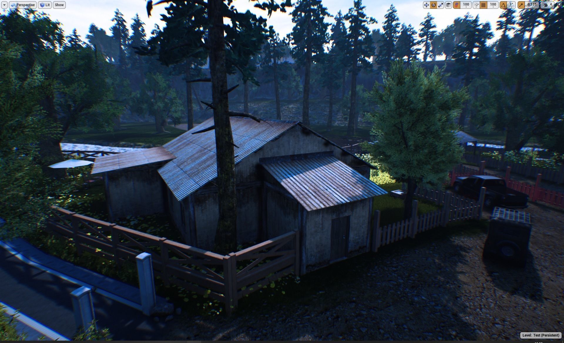 Old House 01 Low-poly 3D model_1