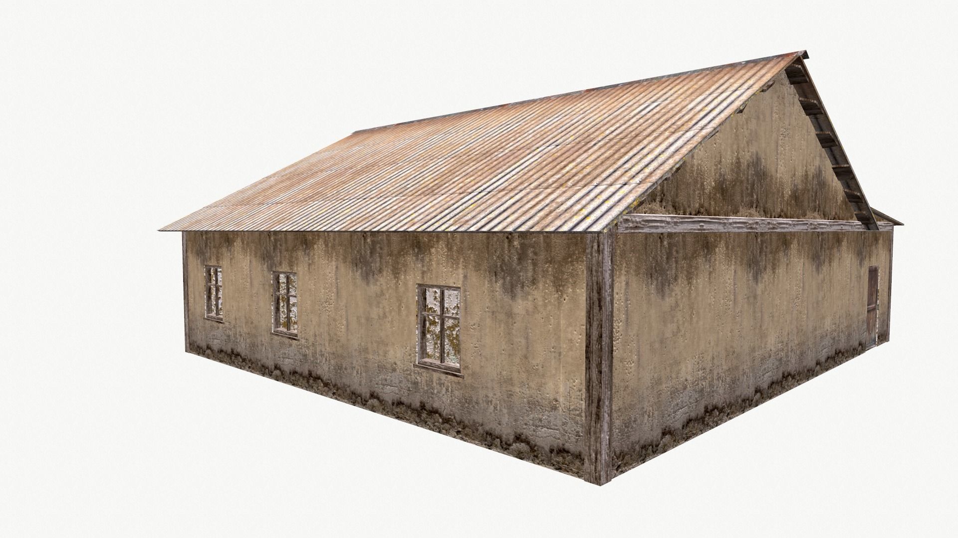 Old House 01 Low-poly 3D model_22