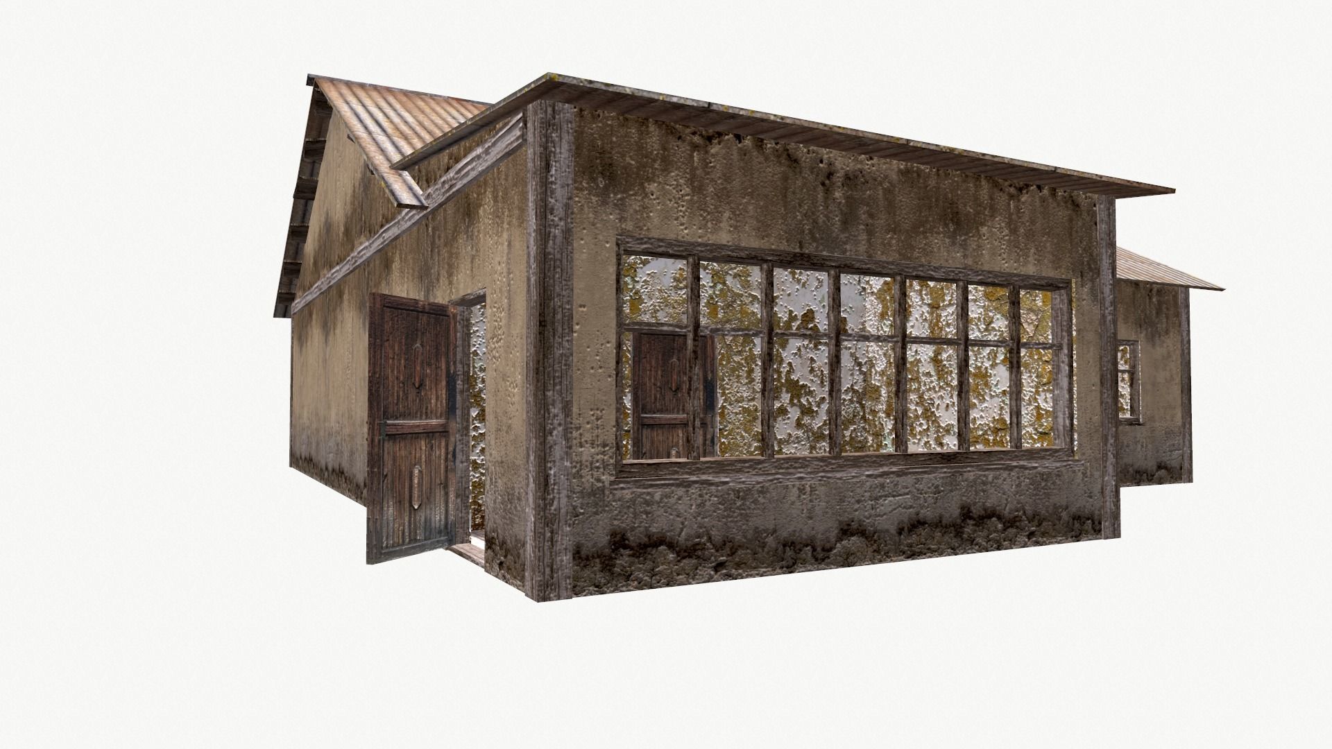 Old House 01 Low-poly 3D model_2