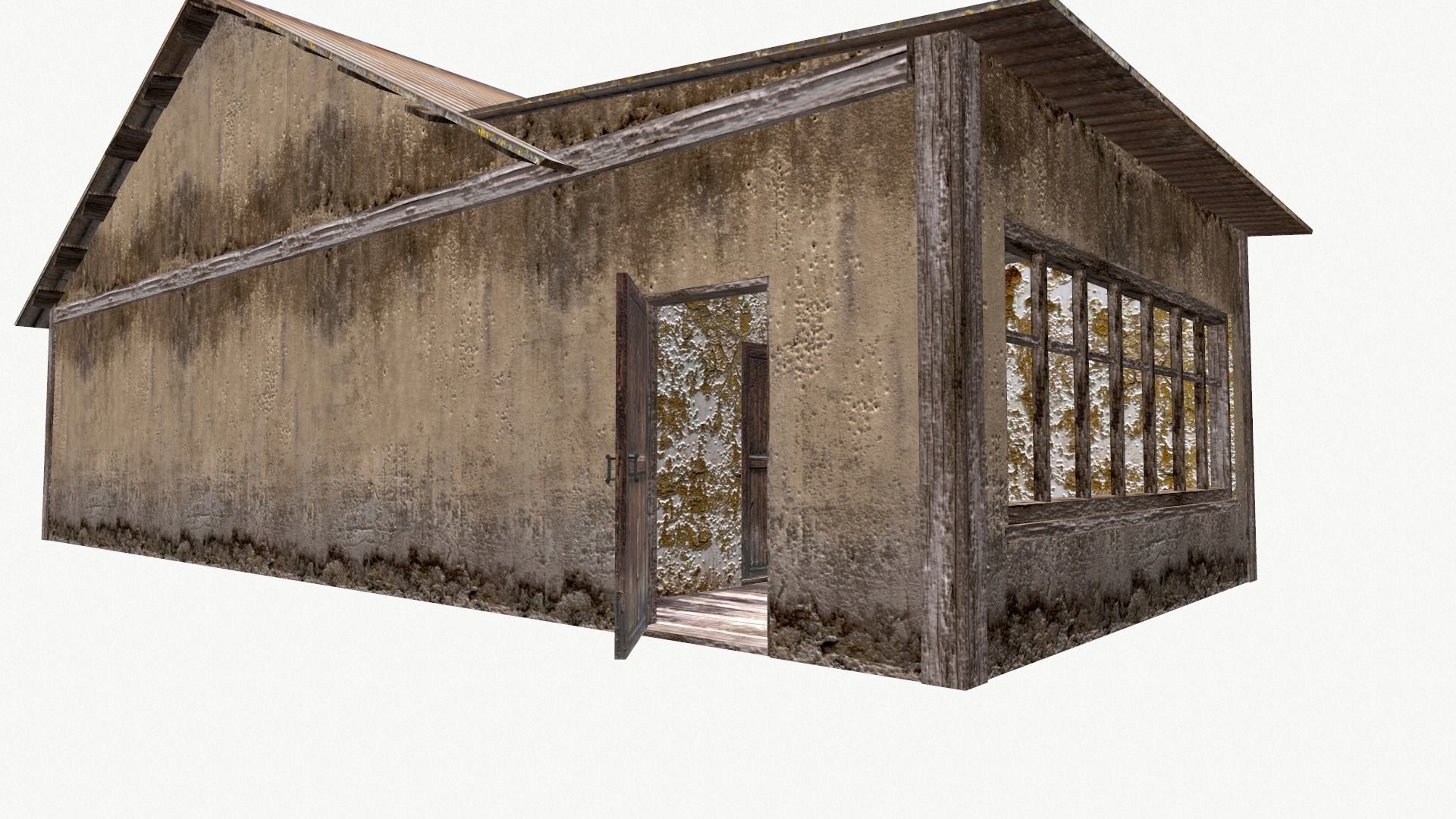 Old House 01 Low-poly 3D model_24