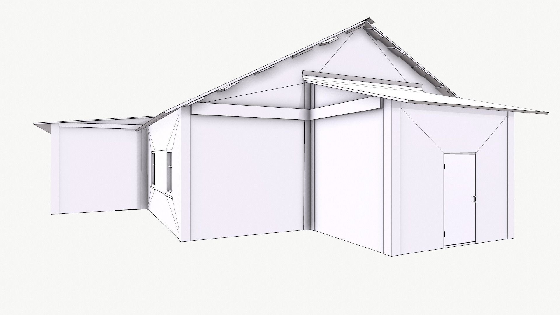 Old House 01 Low-poly 3D model_15