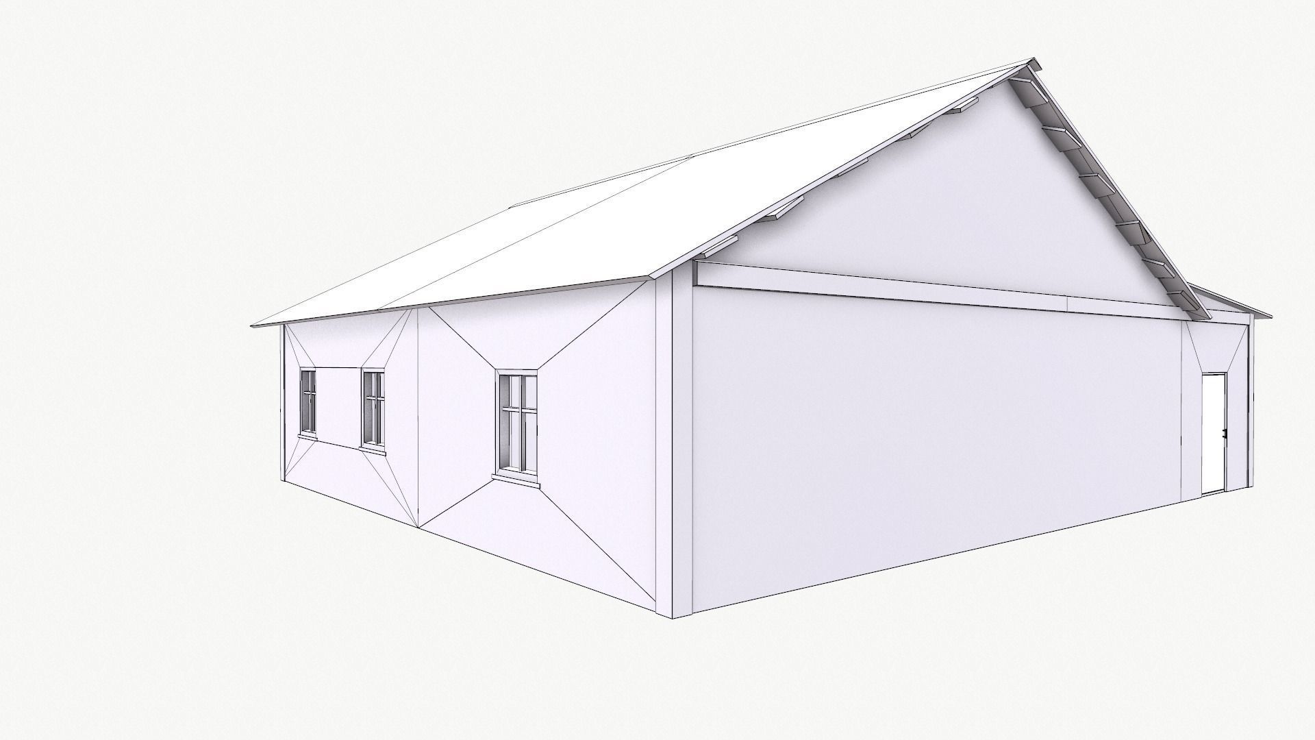 Old House 01 Low-poly 3D model_14