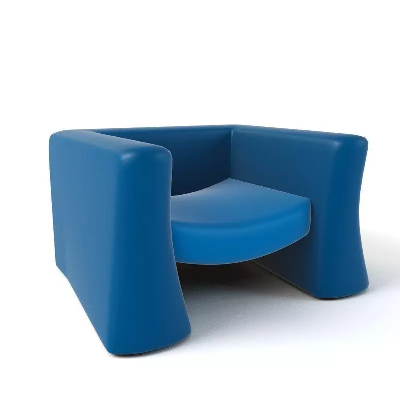 Cartoon Armchair Model 14 3D model