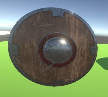 Medieval shield Free 3D model_1