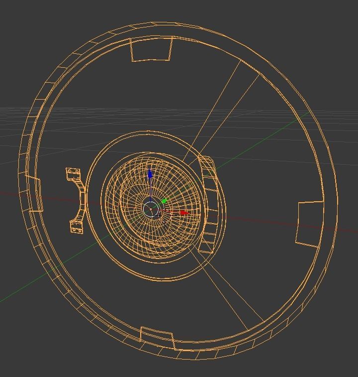 Medieval shield Free 3D model_2