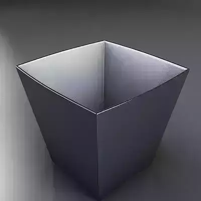 Papelera cube
