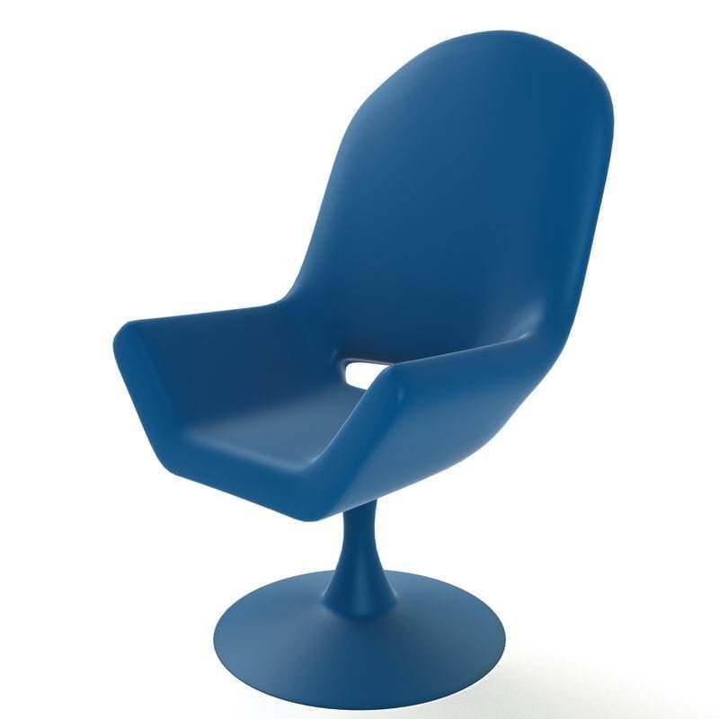 Cartoon Armchair Model 11 3D model_1