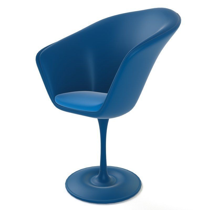 Cartoon Armchair Model 10 3D model_2