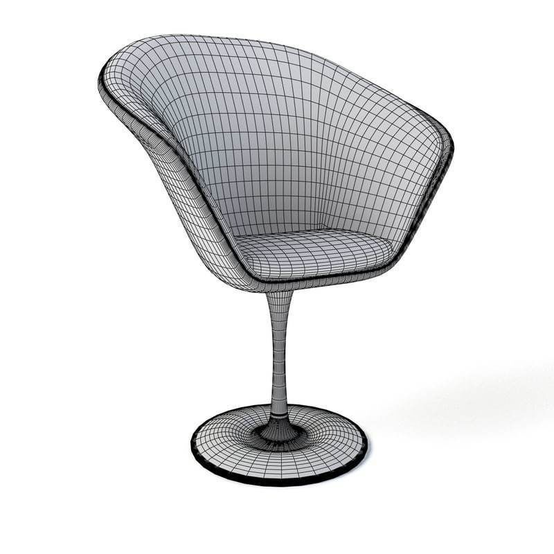 Cartoon Armchair Model 10 3D model_3