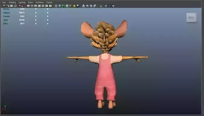 Chilly Character Free low-poly 3D model