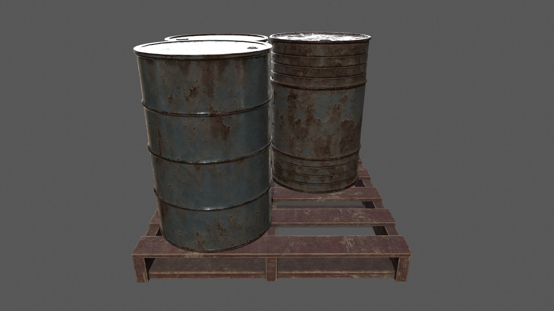 Military Material Low-poly 3D model_11