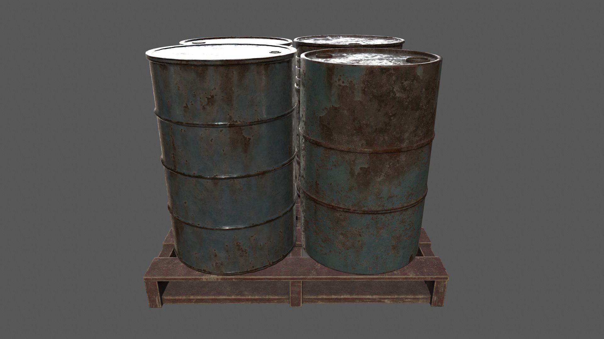 Military Material Low-poly 3D model_12