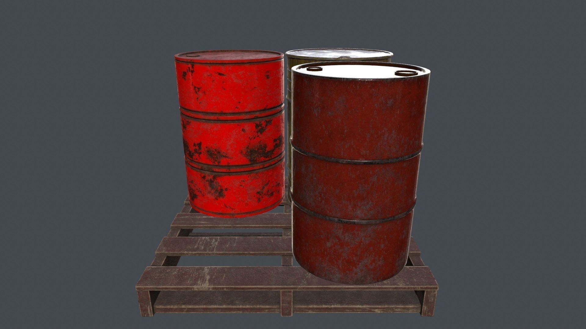 Military Material Low-poly 3D model_11