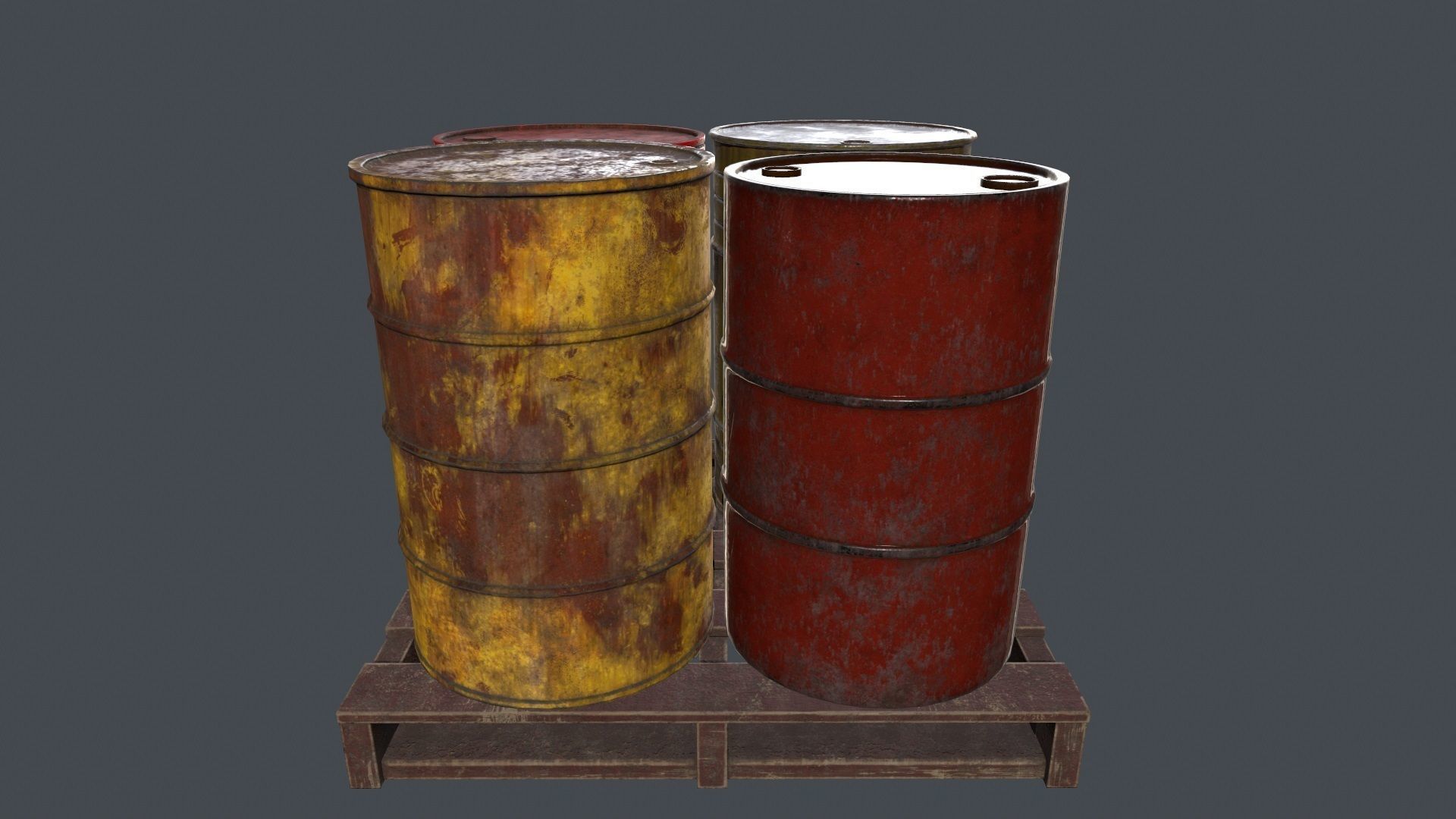 Military Material Low-poly 3D model_12