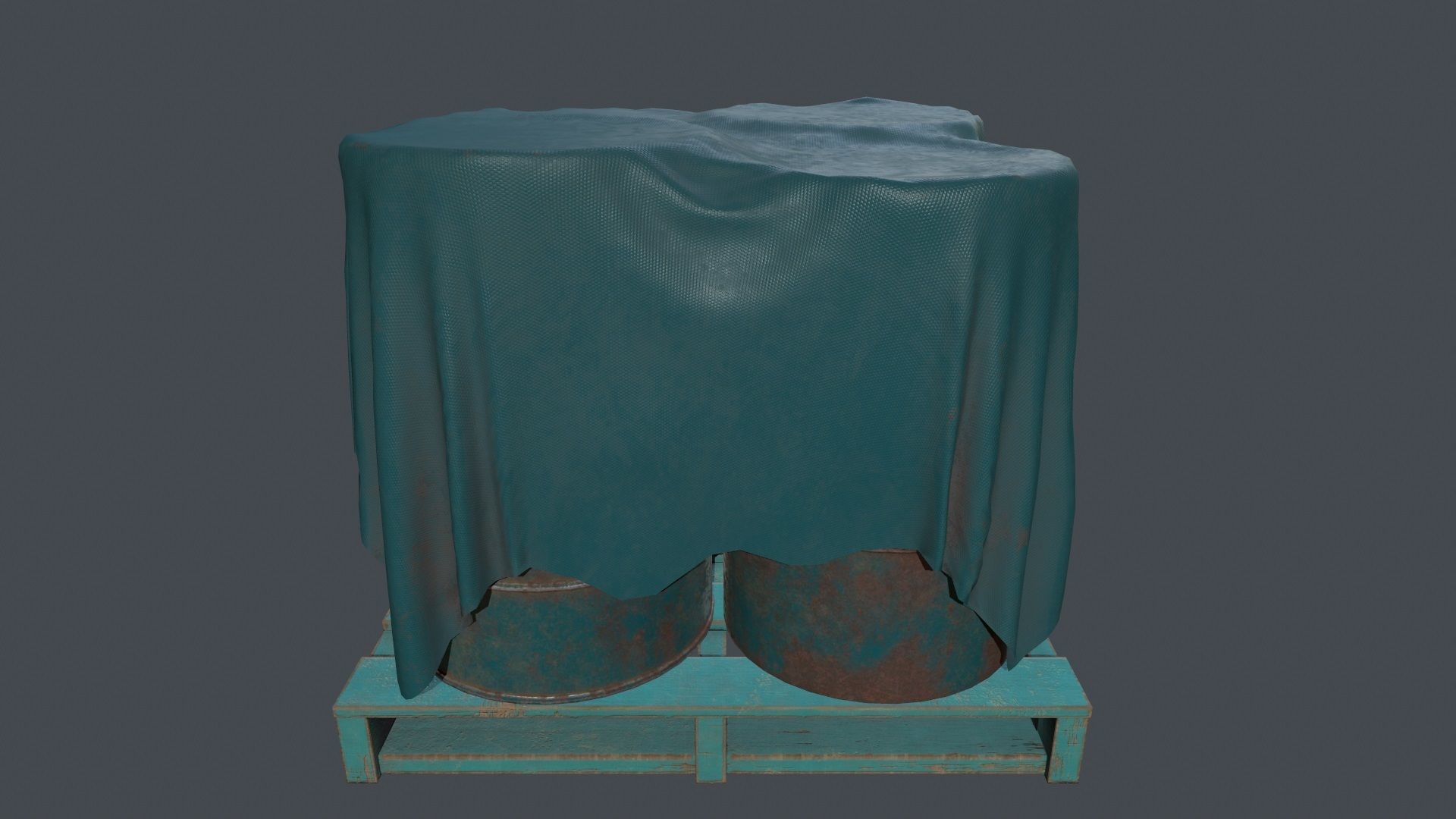 Military Material Low-poly 3D model_13