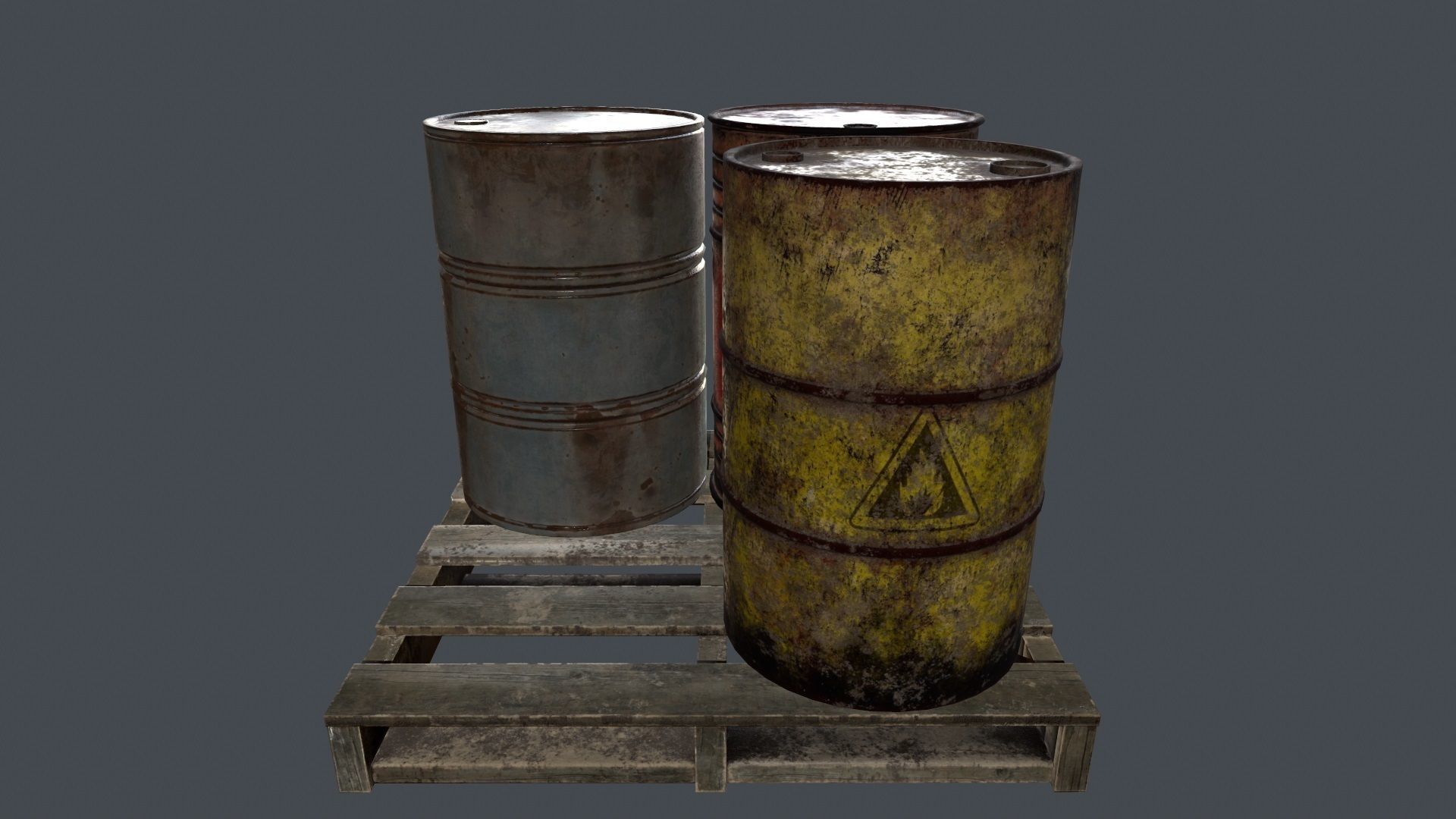 Military Material Low-poly 3D model_12