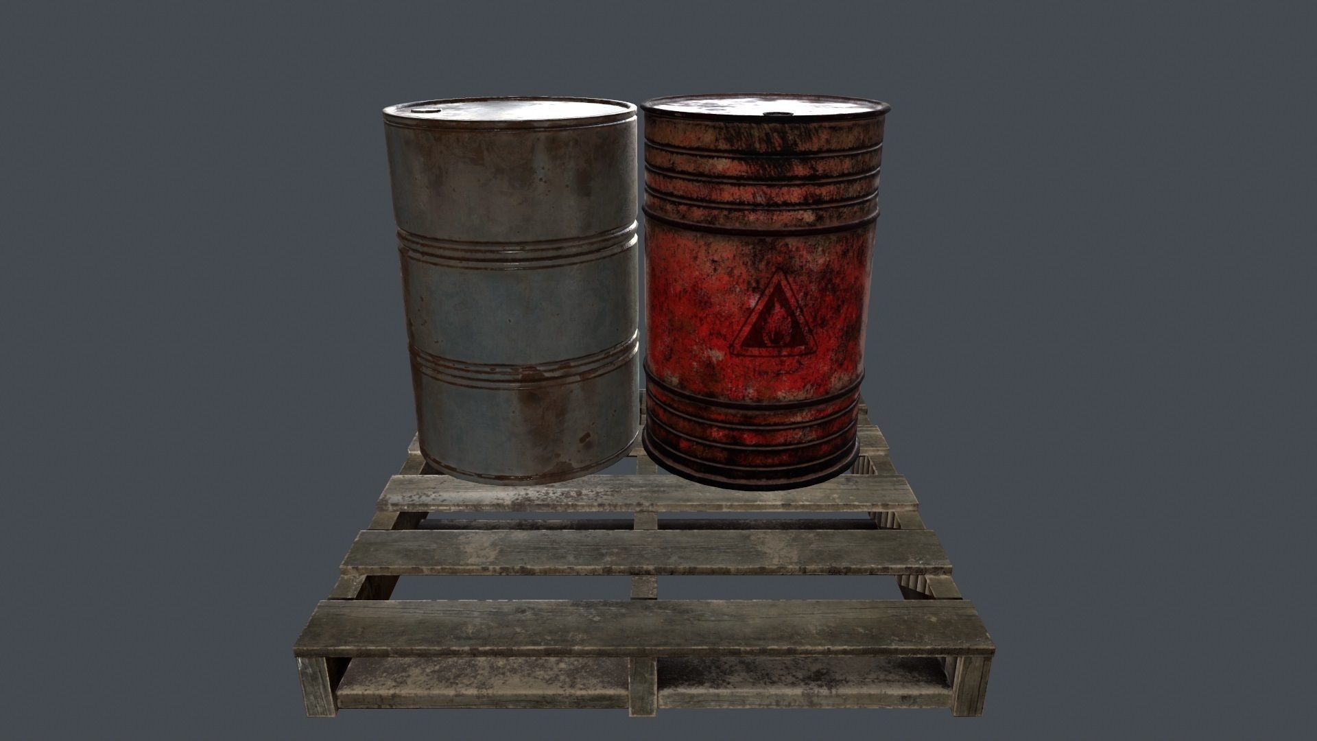 Military Material Low-poly 3D model_11