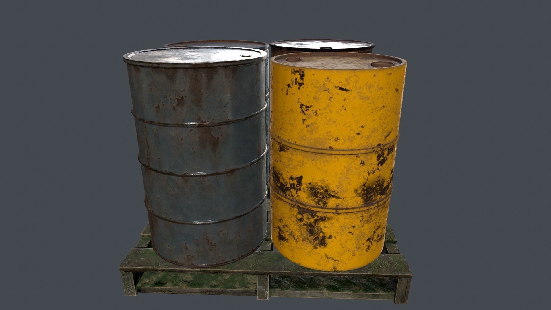 Military Material Low-poly 3D model_13