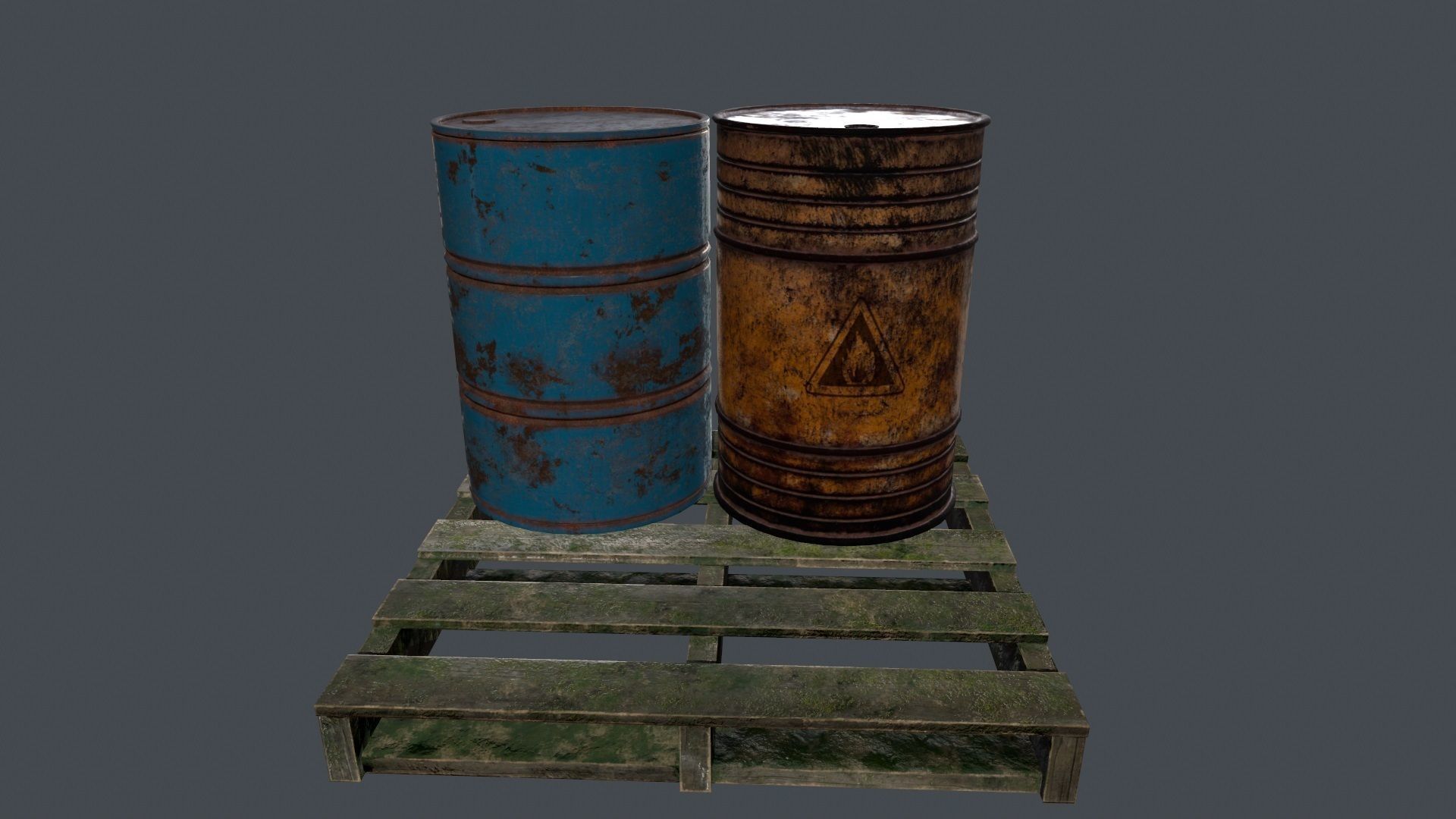 Military Material Low-poly 3D model_11