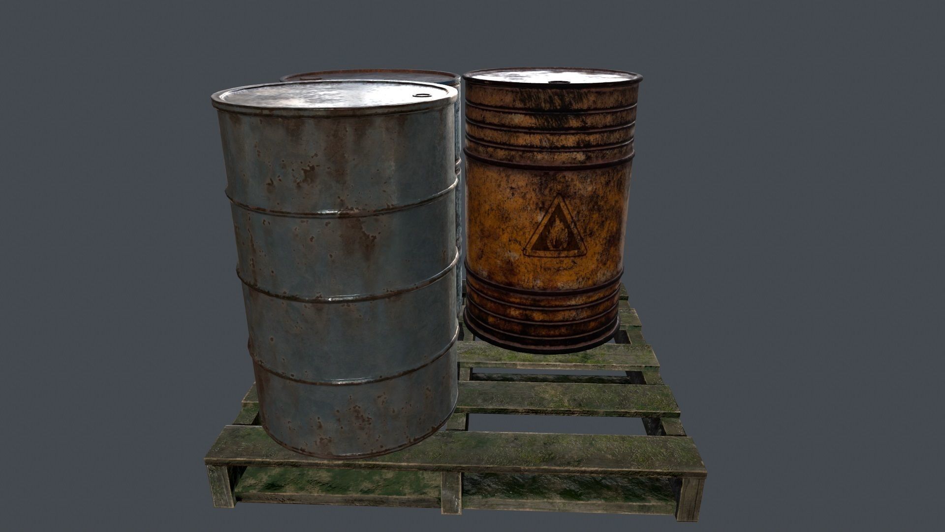 Military Material Low-poly 3D model_12