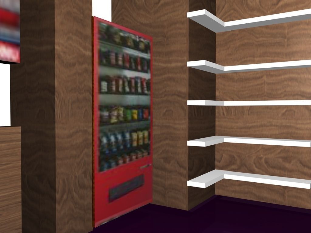 Mistik cafe 3D model_4